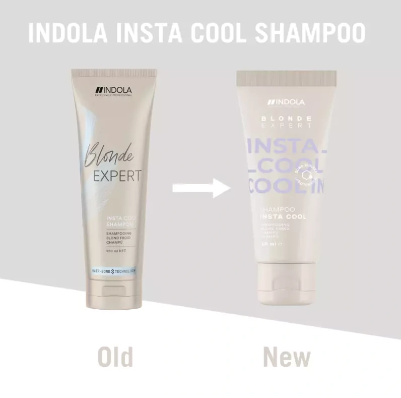 Indola Blonde Expert InstaCool Shampoo - 250ml képe 2